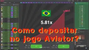 Como depositar no jogo Aviator