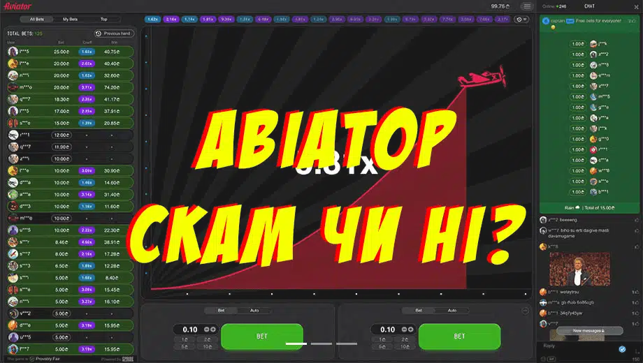 Авіатор скам чи ні?