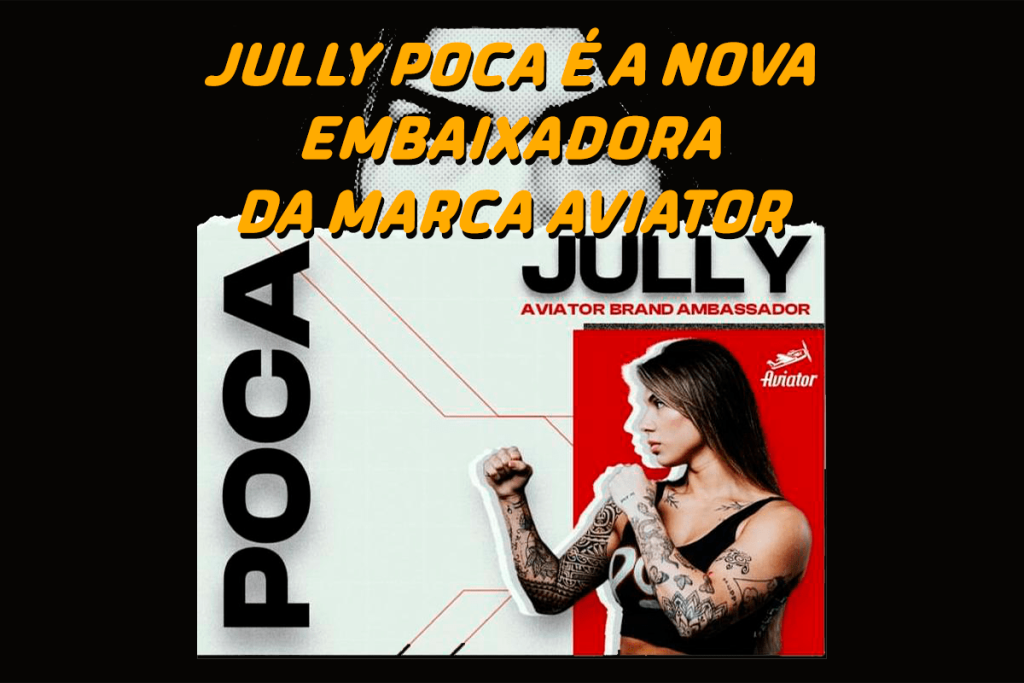 Jully Poca é a nova embaixadora da marca Aviator