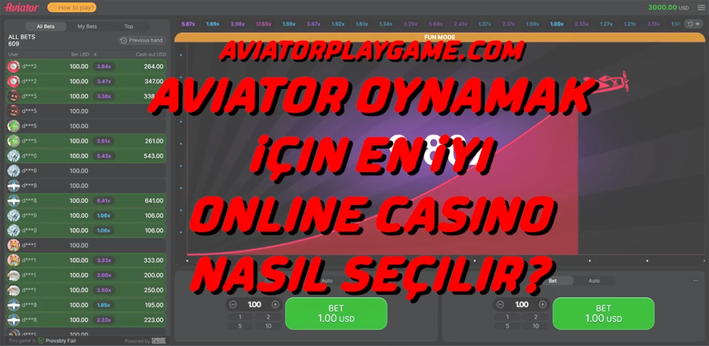 Aviator Oynamak İçin En İyi Online Casino Nasıl Seçilir?