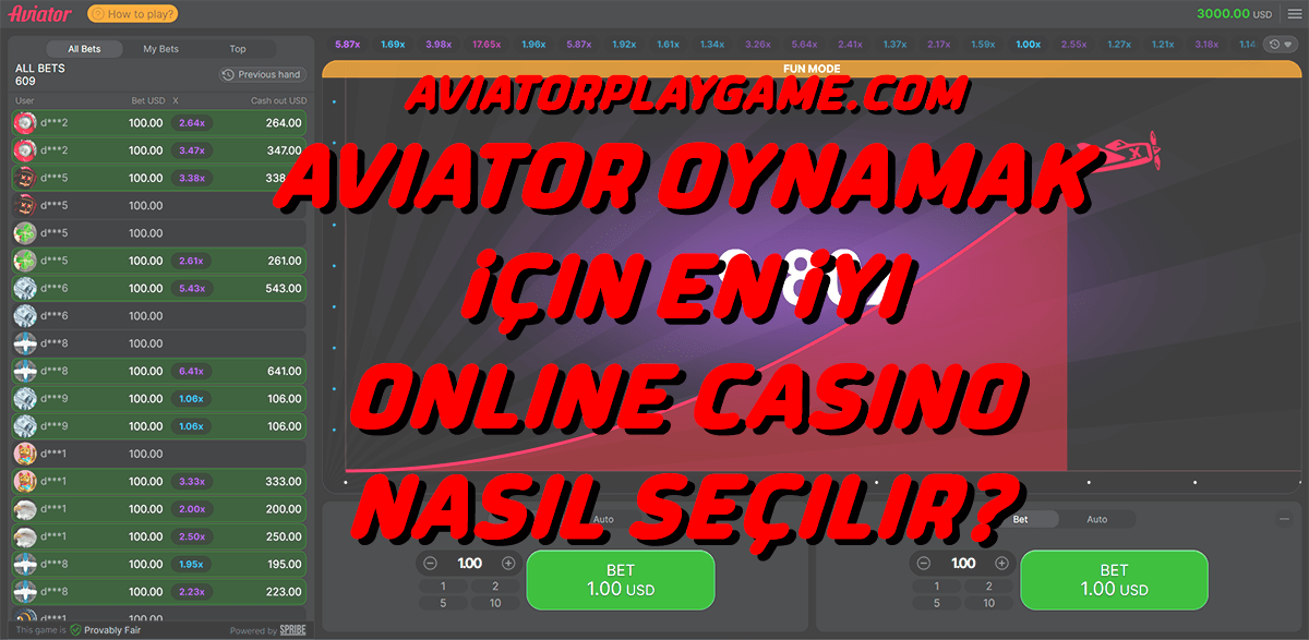 Aviator Oynamak İçin En İyi Online Casino Nasıl Seçilir?