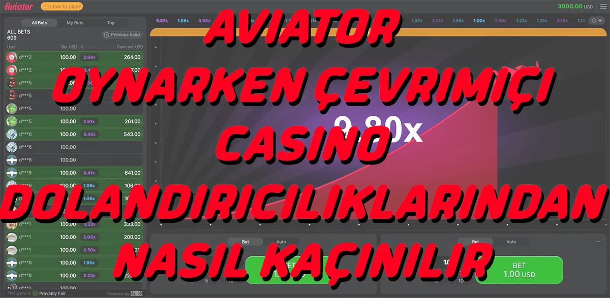 Aviator Oynarken Çevrimiçi Casino Dolandırıcılıklarından Nasıl Kaçınılır