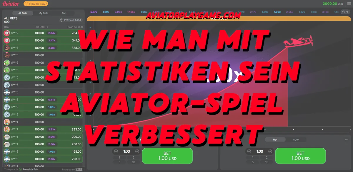 Wie man mit Statistiken sein Aviator-Spiel verbessert