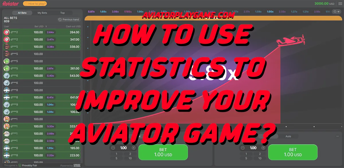 How to Use Statistics to Improve Your Aviator Game?