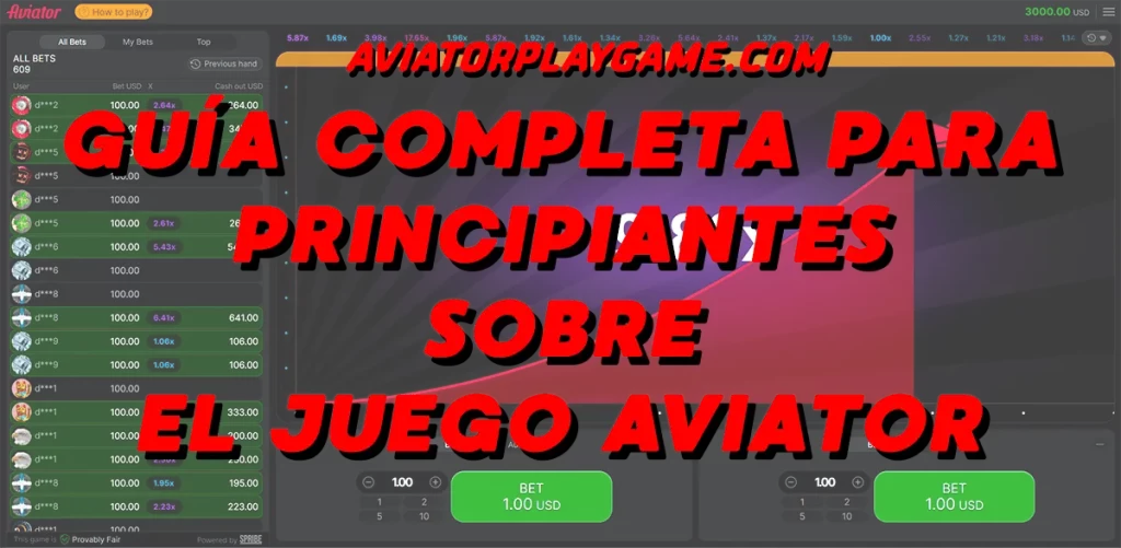 Guía Completa para Principiantes sobre el Juego Aviator