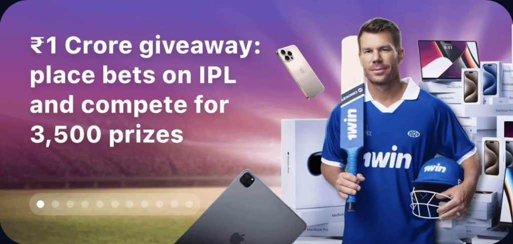 1WIN holds Drawing of 3500 prizes at IPL