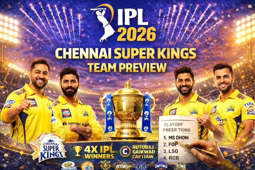 IPL 2026 Chennai Super Kings Team Preview 2 IPL 2026 Chennai Super Kings Team Preview