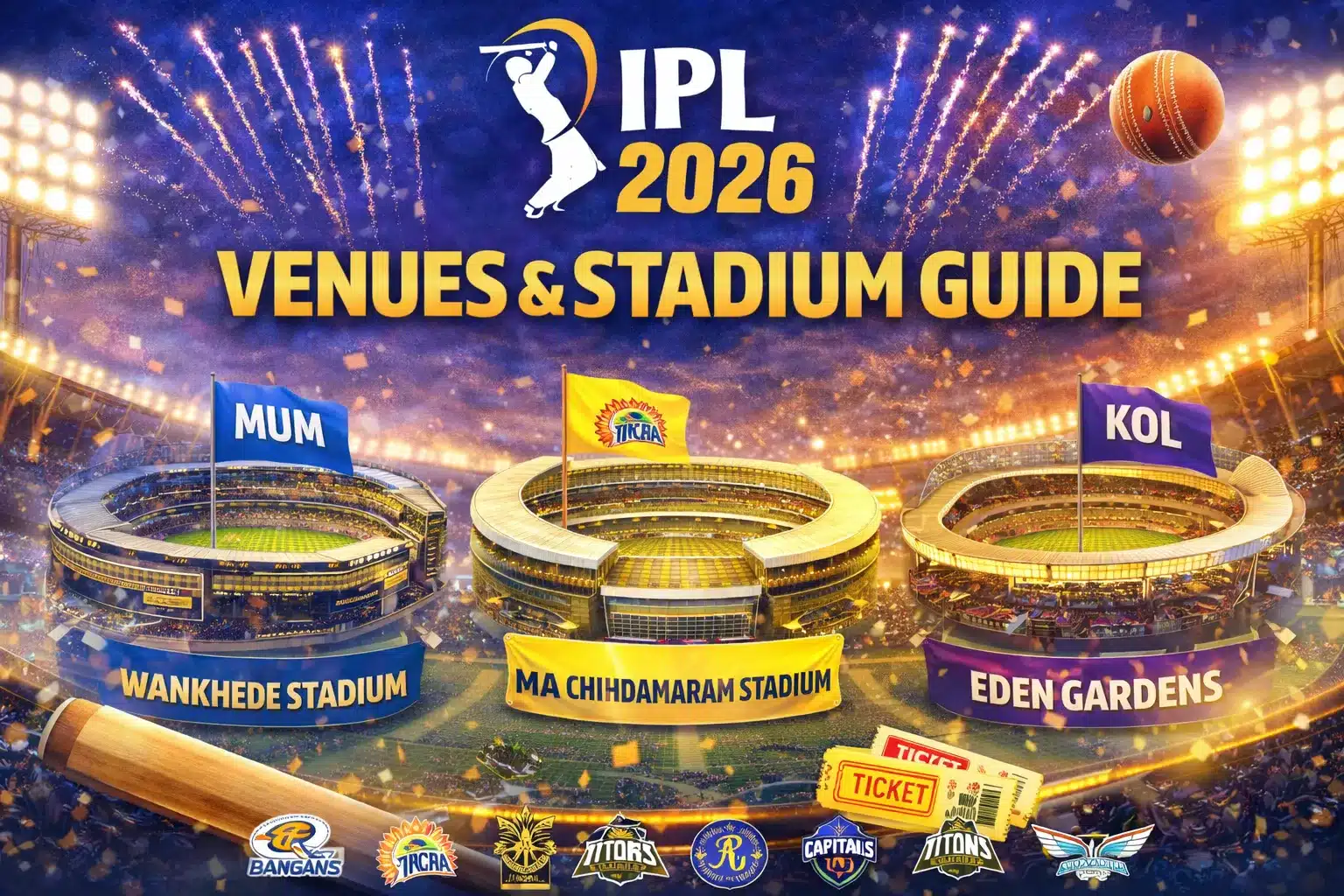 IPL 2026 Venues & Stadium Guide
