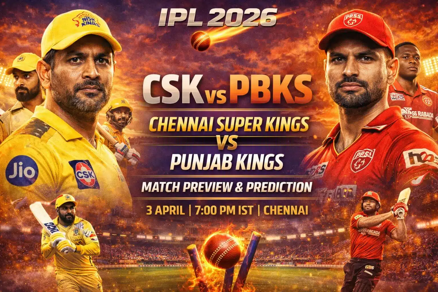 IPL 2026 CSK vs PBKS