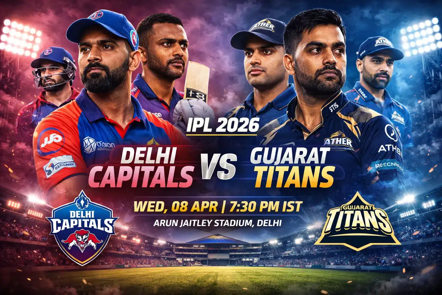 IPL 2026 DC vs GT