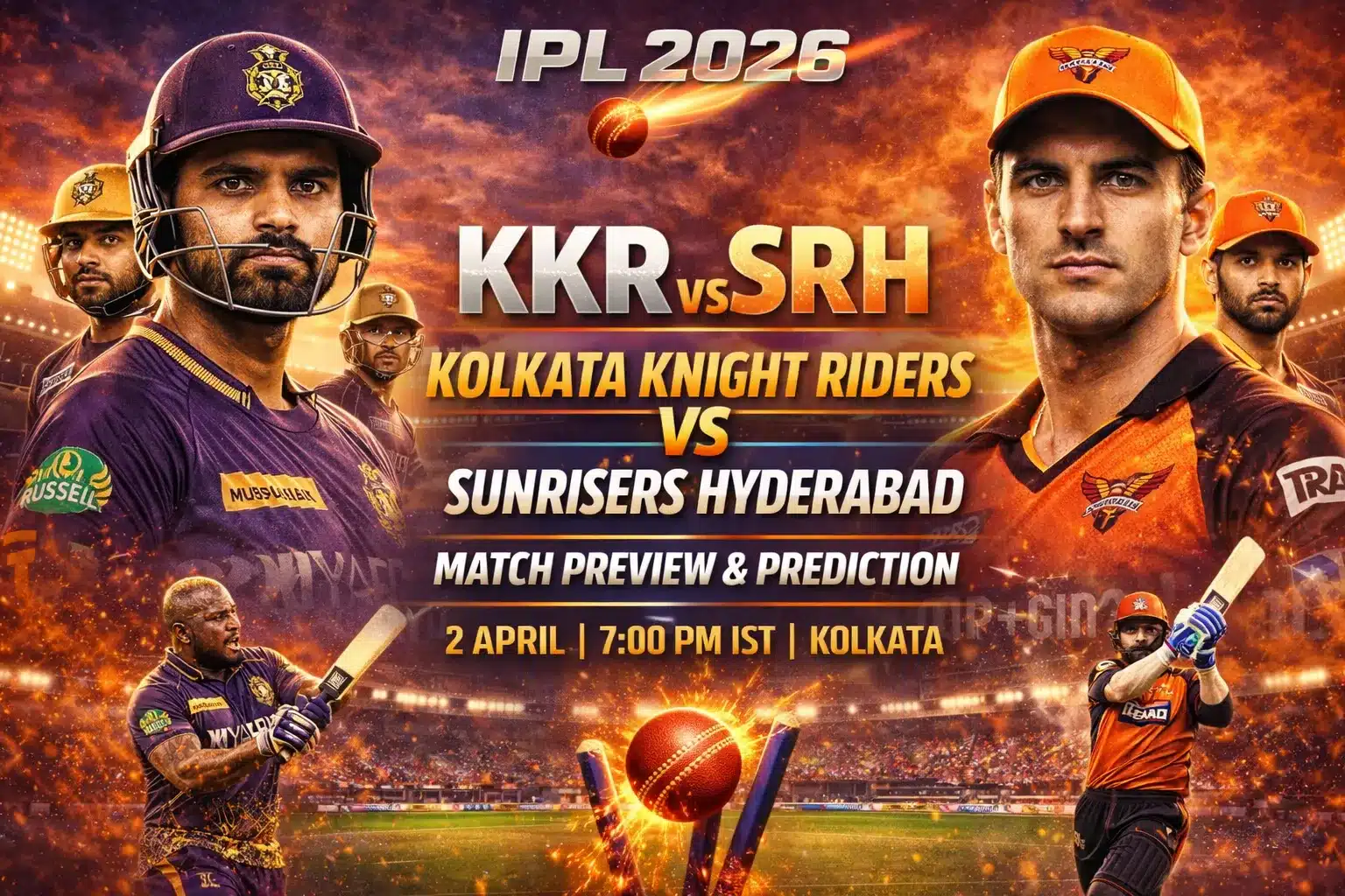 IPL2026 KKR vs SRH