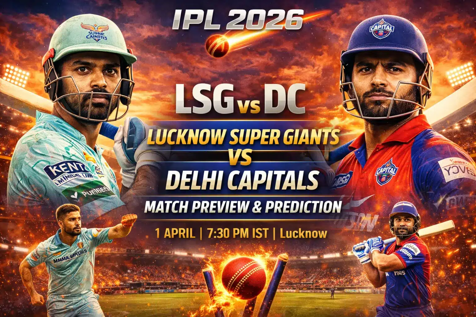 IPL 2026 LSG vs DC