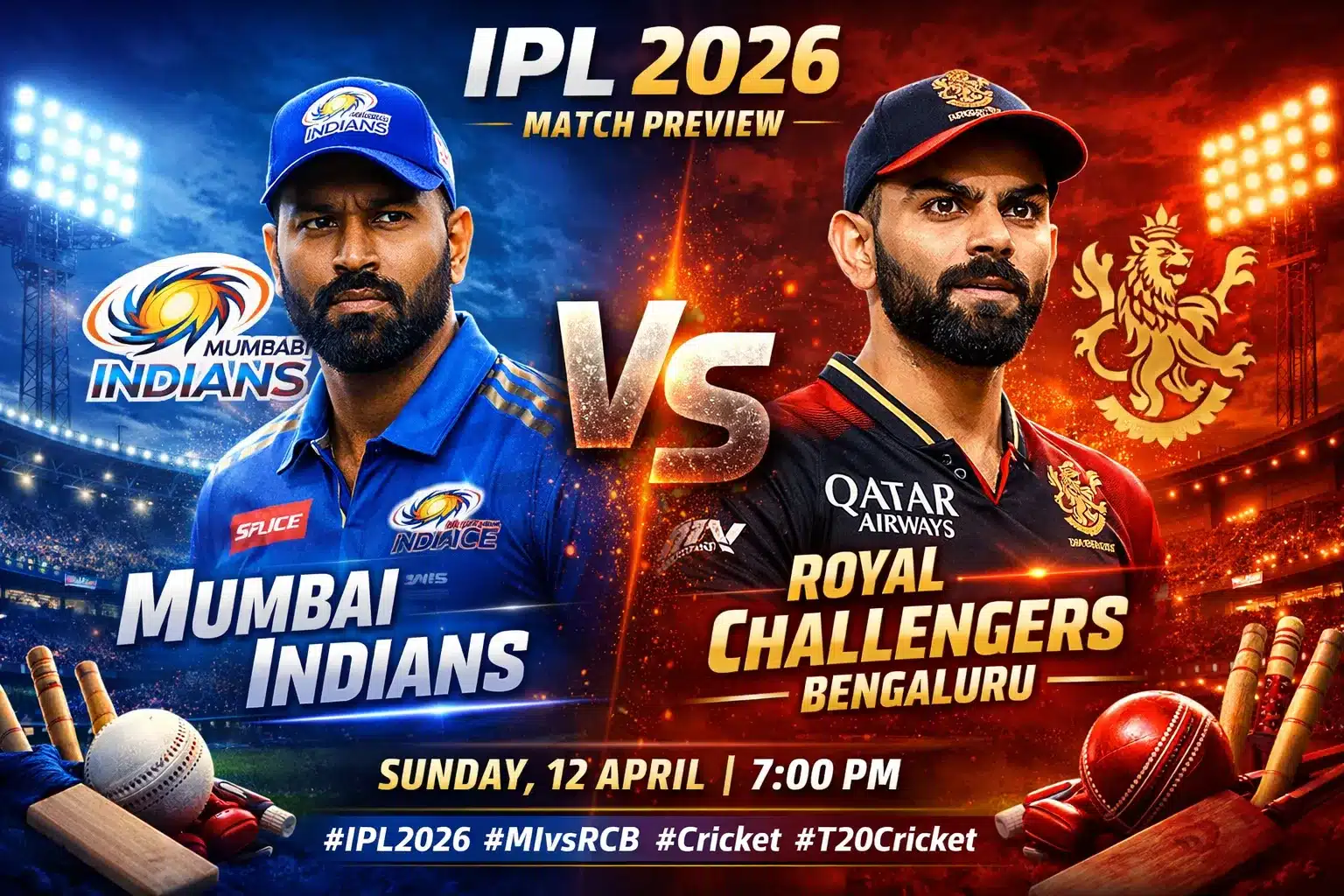 IPL 2026 MI vs RCB