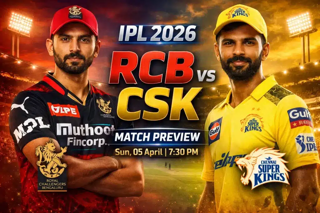 IPL 2026 RCB vs CSK