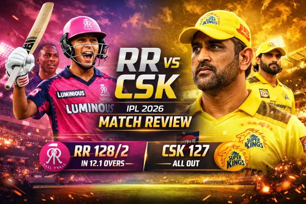 RR vs CSK Match Result