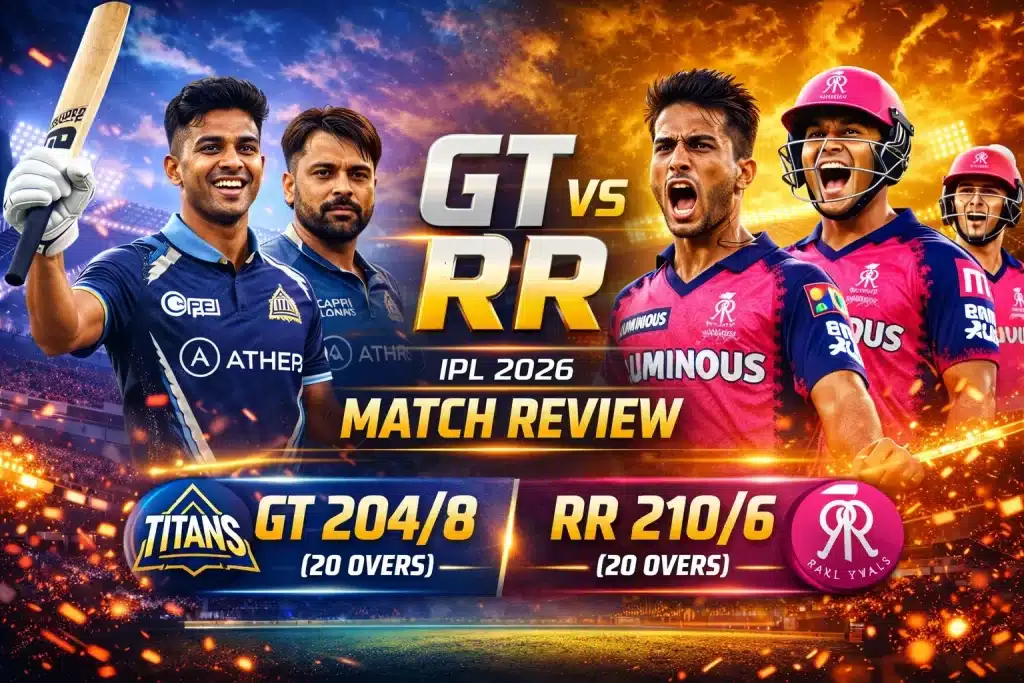 GT vs RR Match Result 22 GT vs RR Match Result