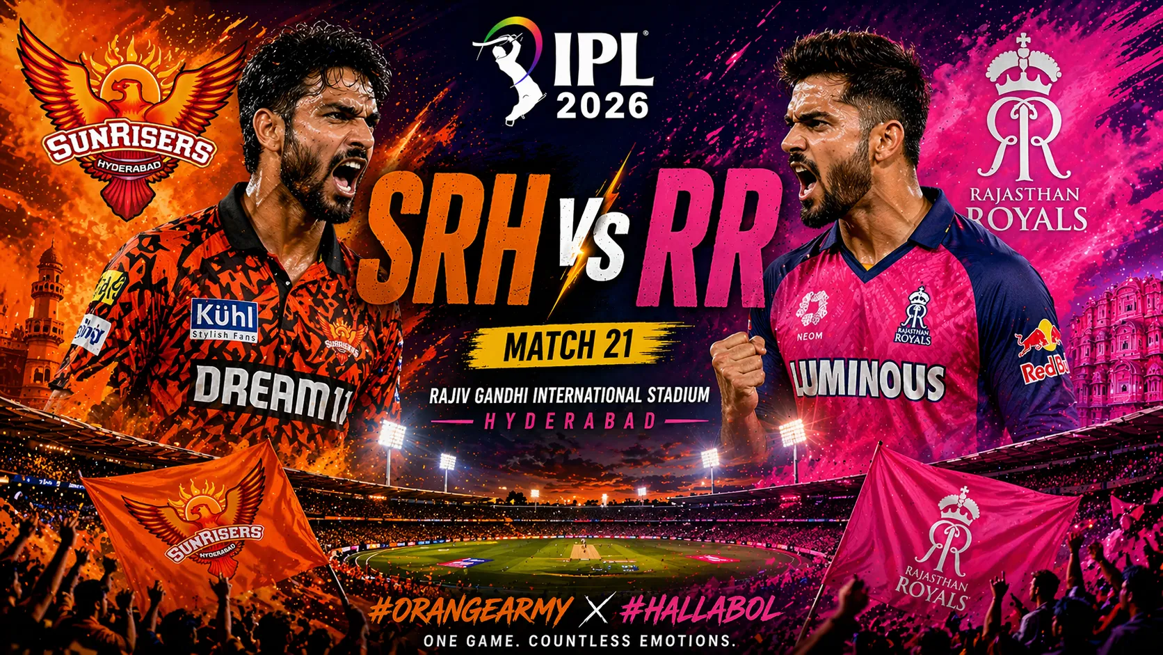 SRH vs RR Match Result 2 SRH vs RR Match Result